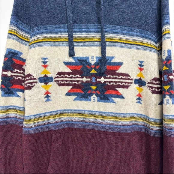 American Eagle Pullover Hoodie Sweater Southwestern Men's Small Cotton Wool - Picture 2 of 9